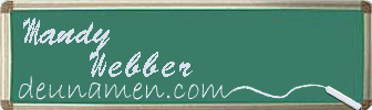 Mandy Webber Visitenkarte